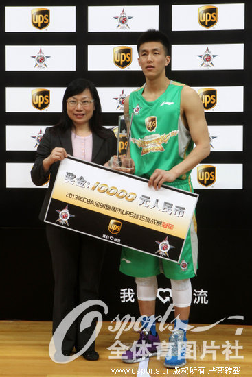 ���壺2013CBAȫ�������佱��ʽ���� �׽�������MVP��3��