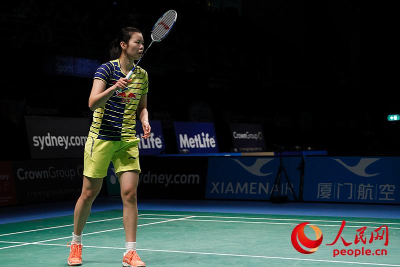 6、李雪芮無緣澳羽公開賽決賽（攝影 賀吉）
