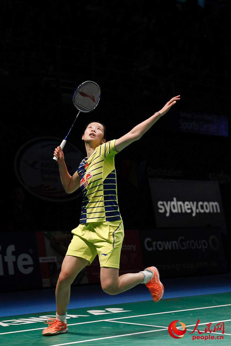 4、李雪芮無緣澳羽公開賽決賽（攝影 賀吉）