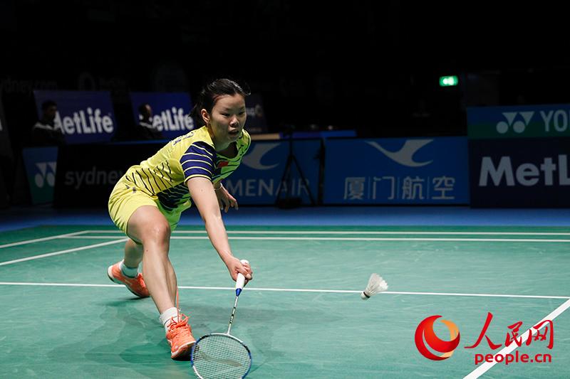 5、李雪芮無緣澳羽公開賽決賽（攝影 賀吉）