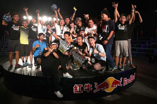 2016紅牛花式足球世界杯北京站選手集體合影