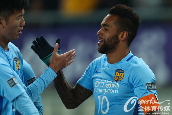 2017年3月1日，2017年亞冠聯賽小組賽H組：江蘇蘇寧2：1勝阿德萊德，特謝拉梅開二度。