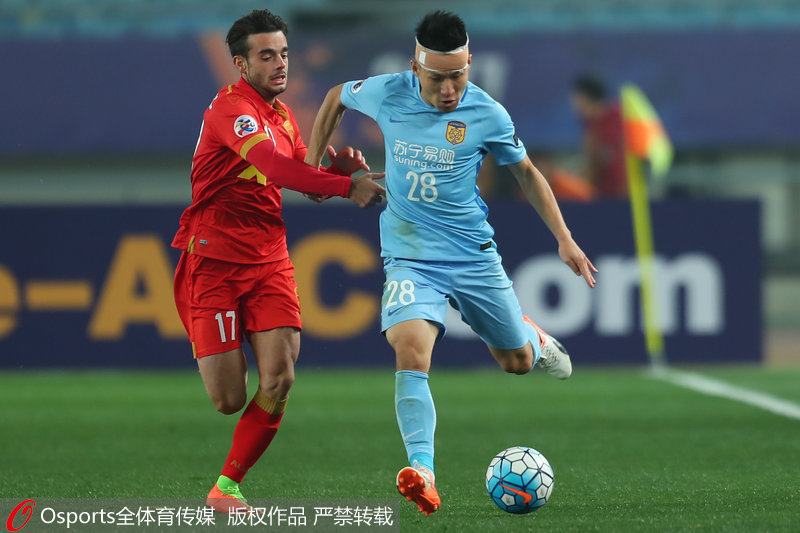 蘇寧楊笑天帶傷上陣