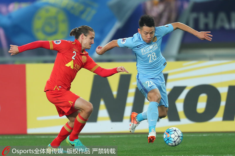 阿德萊德馬羅內防守蘇寧楊笑天