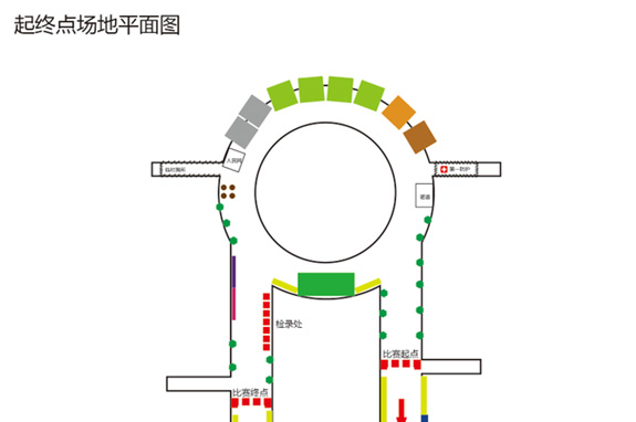 北京站場地平面圖