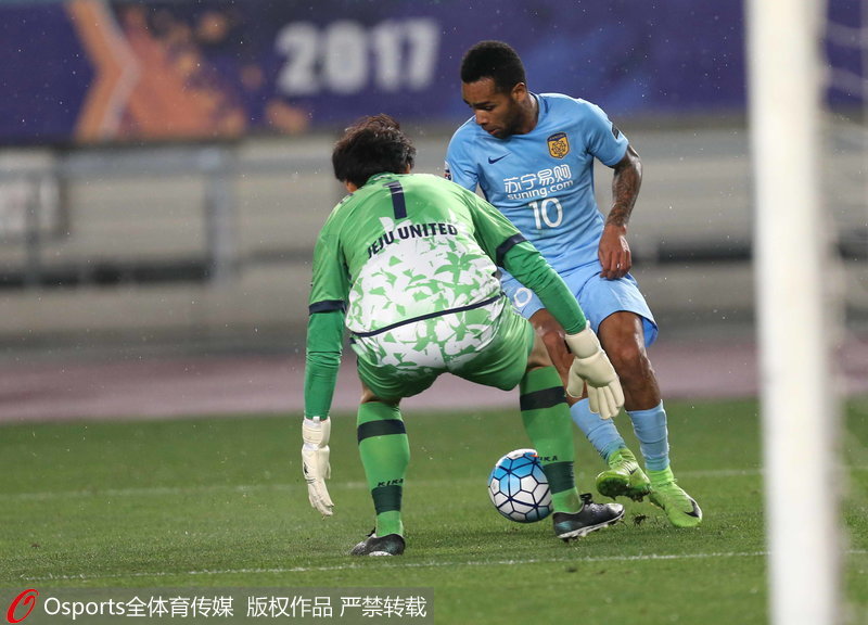 特謝拉面對門將防守