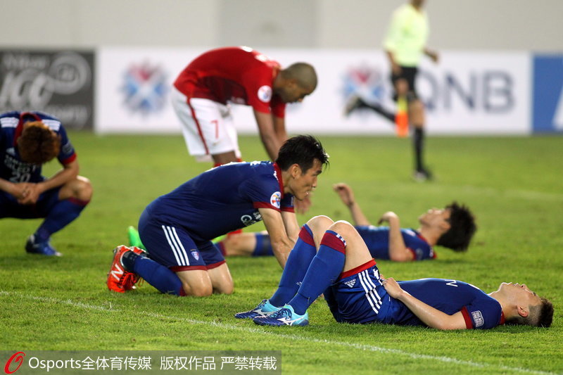 水原三星隊員因失利沮喪