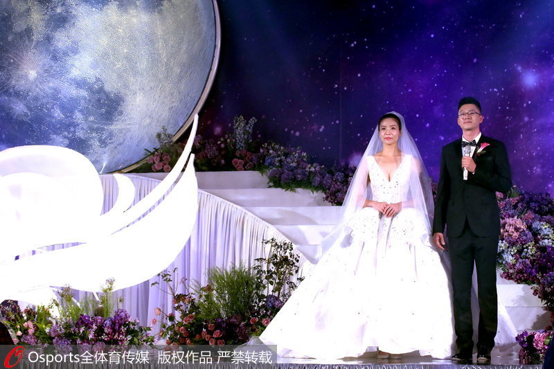 魏秋月和袁靈犀婚禮現場美輪美奐