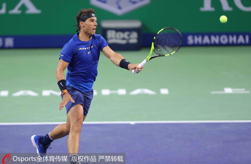 納達爾網前放小球