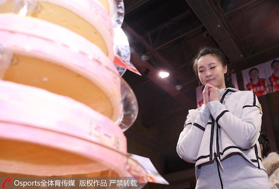 惠若琪在退役儀式上對自己未來生活許下願望