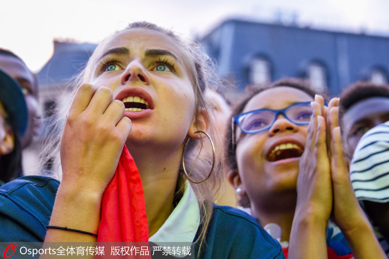 法國球迷觀看比賽