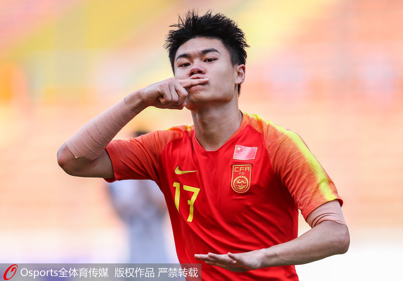 楊立瑜慶祝進球