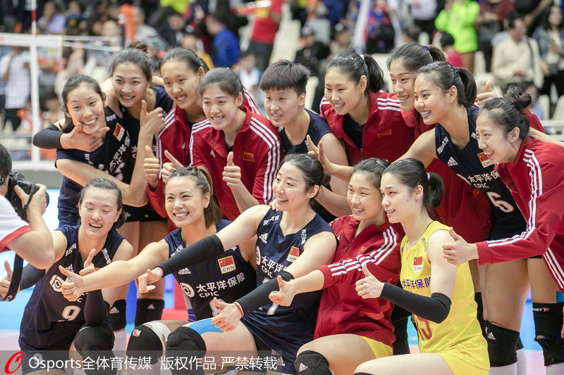 澳門站中國女排奪冠