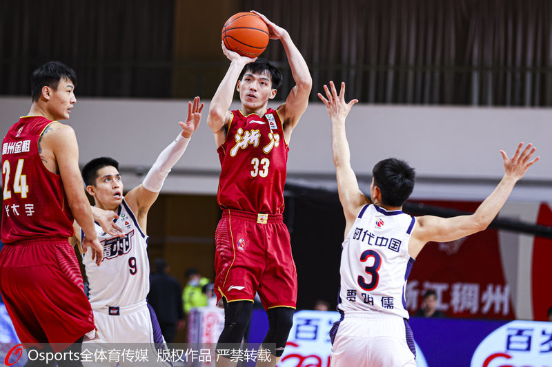 高清：蘭茲博格36+11 浙江96比86逆轉廣州迎五連勝